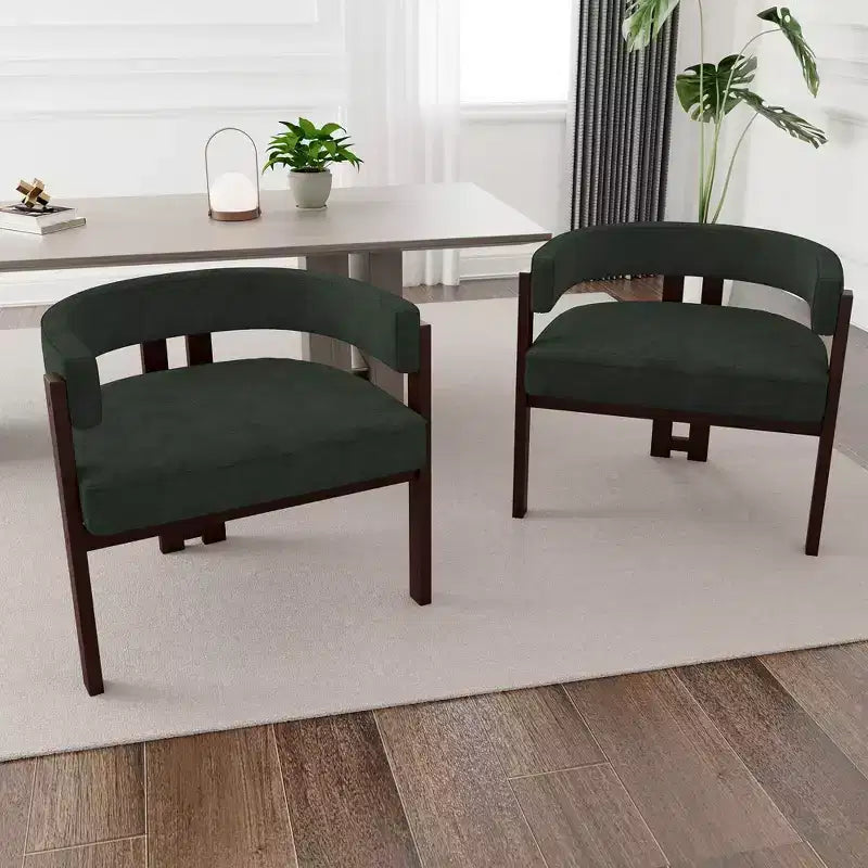 MAYEERTY 31.5 Round Minimalist Bar Table, MDF Top with Acrylic Base & Metal Footrest, 39.37 Height Bistro Table for Small Spaces